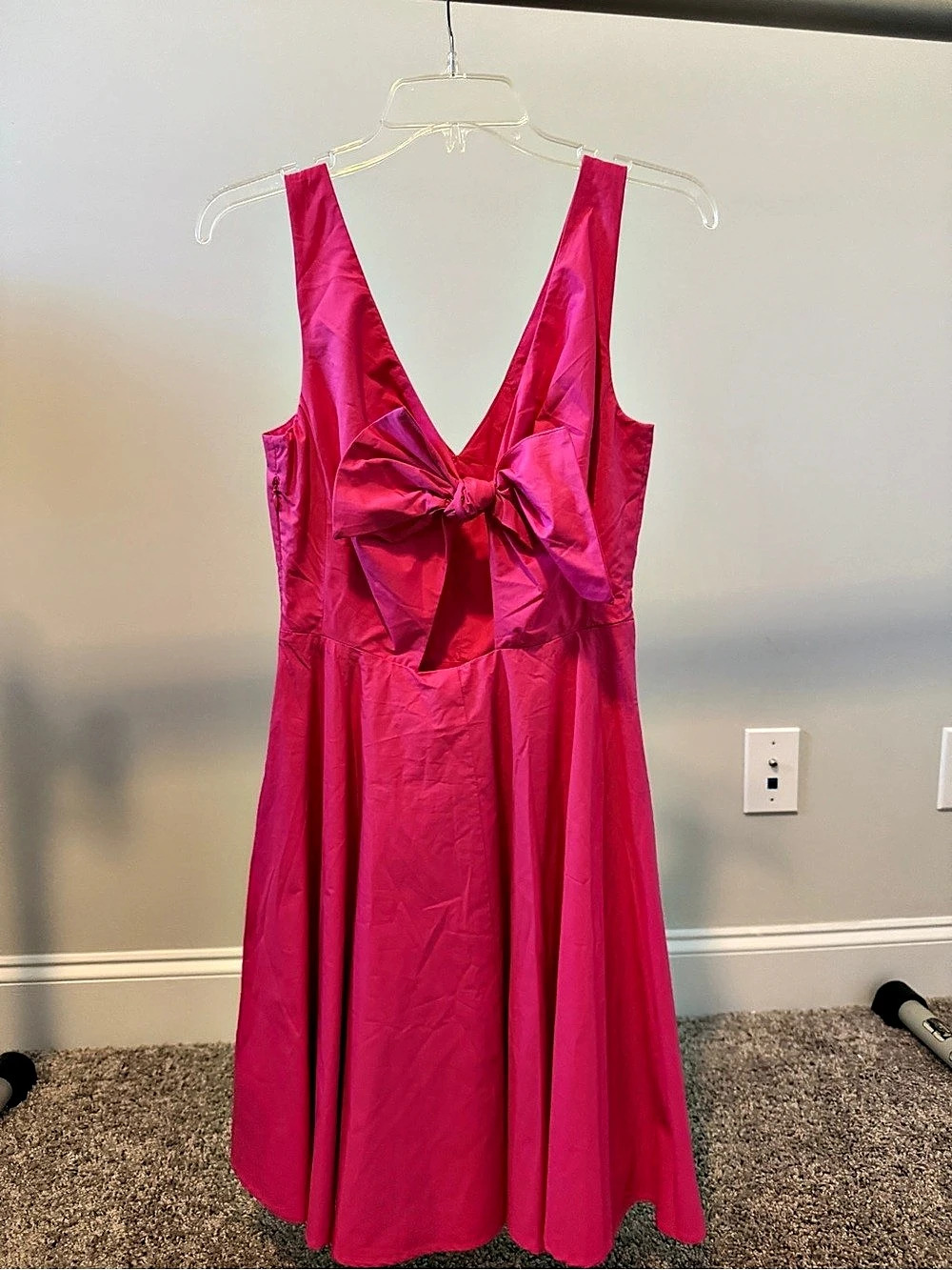 vineyard vines V-Neck Fit and Flare Dress Pink Mini Dress Size 2 NWT